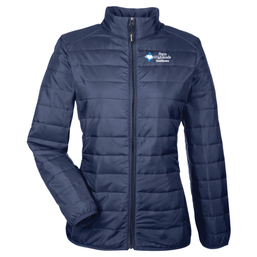 Core 365 Ladies Prevail Packable Puffer Jacket - Penn Highlands Apparel