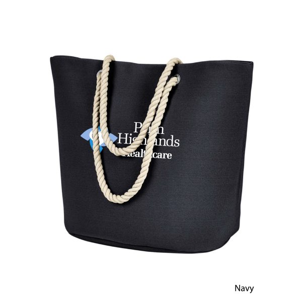 Polyester Canvas rope Tote-BE256 - Image 5