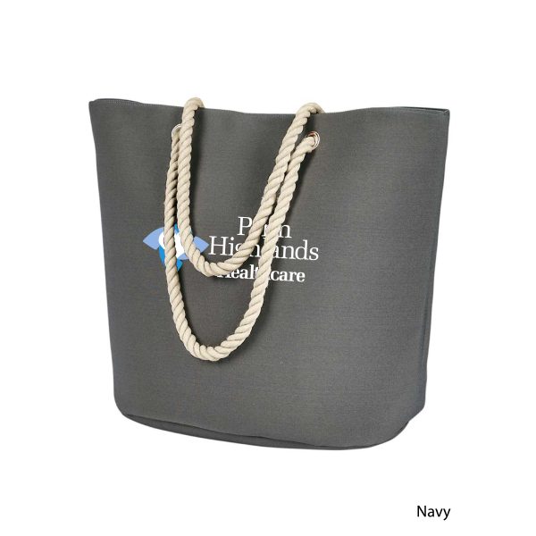 Polyester Canvas rope Tote-BE256 - Image 4