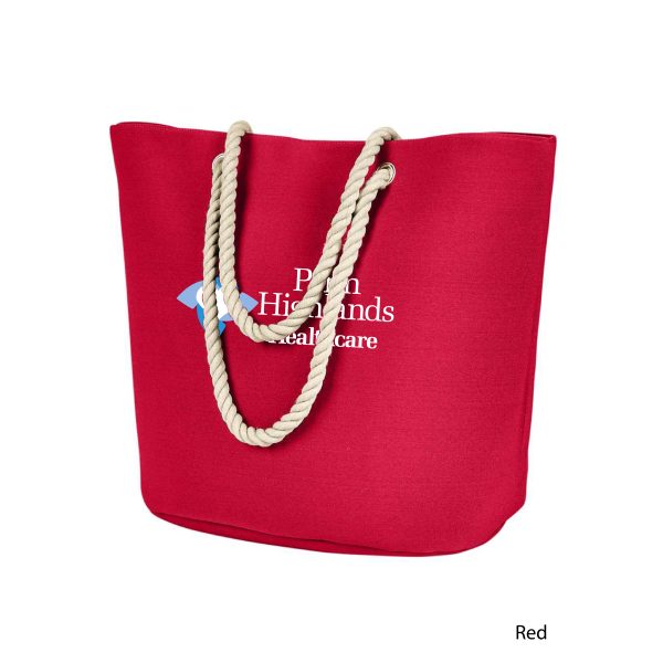 Polyester Canvas rope Tote-BE256 - Image 2