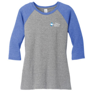 Women's Perfect Tri 3/4 Sleeve Raglan T-shirt- DM136L