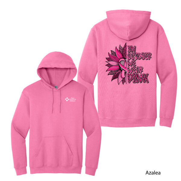 Breast Awareness In October We Wear Pink Pullover Hooded Sweatshirt - 18500