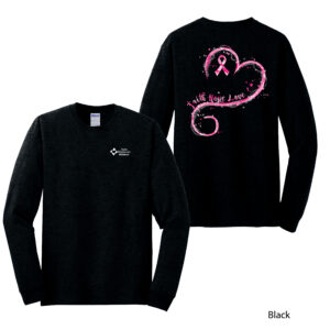 Breast Awareness Faith, Hope, Love L/S T-Shirt- PC55LS