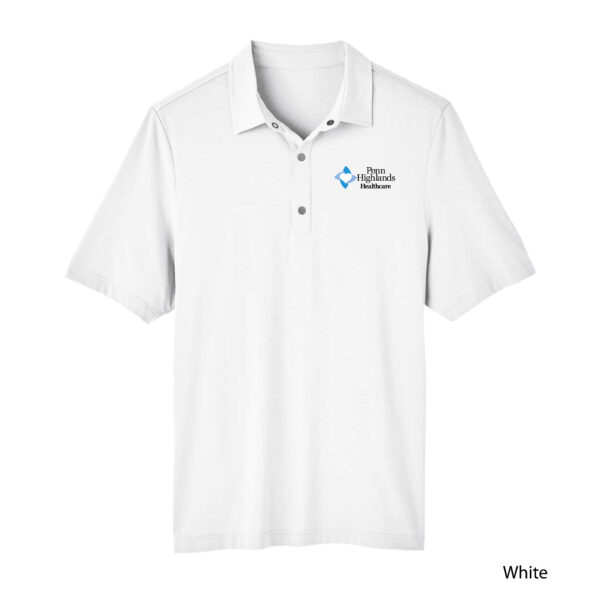 North End Men's Snap up Stretch Performance Polo-NE100 - Image 5