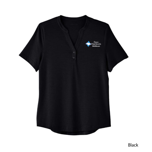 North End Women's Snap up Stretch Performance Polo-NE100W - Image 5
