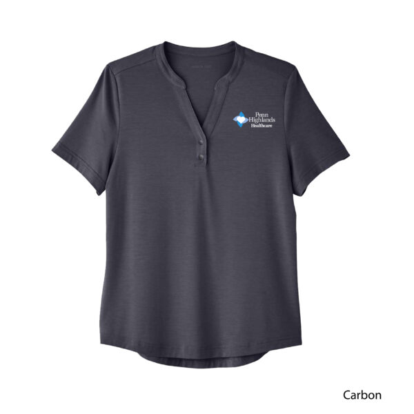 North End Women's Snap up Stretch Performance Polo-NE100W - Image 6