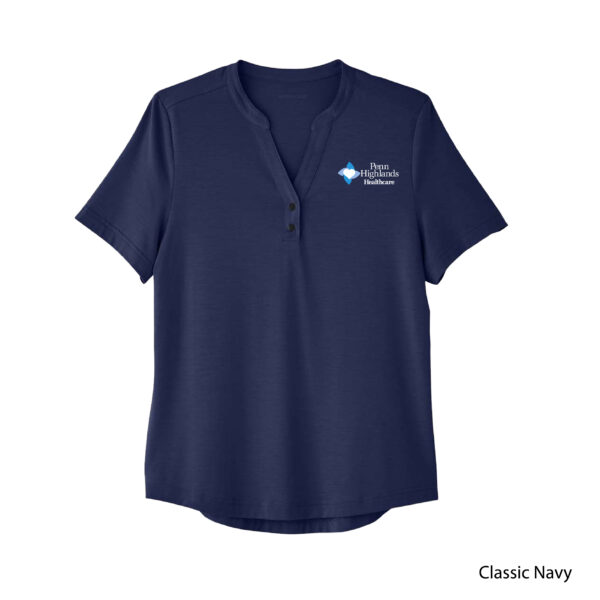 North End Women's Snap up Stretch Performance Polo-NE100W - Image 4